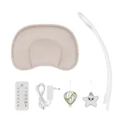 Balansoar si sezlong, Lionelo, Olivia, 2 in 1, Electric, Cu leganare 3D, 5 moduri de balansare in mai multe directii, Cu 13 melodii, Scaun pivotant la 180 grade, Reglabil, Cu arcada jucarii, Bej BYNLO-OLIVIA_BEIGE_NATURAL