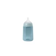 Biberon din silicon, 240ml, Colour Essence SX Pro debit mediu, albastru JEM8426420081191