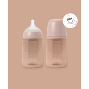 Biberon din silicon, 240ml, Colour Essence SX Pro debit mediu, nude JEM8426420081207