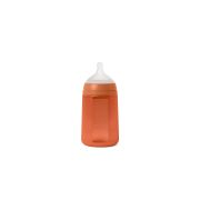 Biberon din silicon, 240ml, Colour Essence SX Pro debit mediu, rosu JEM8426420081160