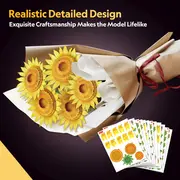 Cubic Fun - Buchet de Floarea Soarelui 3D 180 piese ARTCUP866h