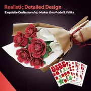 Cubic Fun - Buchet de Trandafiri 3D 265 piese ARTCUP865h