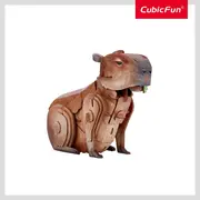 Cubic Fun - National Geographic Animale Salbatice Puzzle 3D Capibara 56 piese ARTCUDS1177h