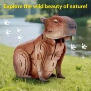 Cubic Fun - National Geographic Animale Salbatice Puzzle 3D Capibara 56 piese ARTCUDS1177h