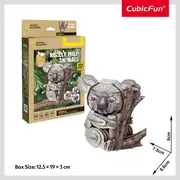 Cubic Fun - National Geographic Animale Salbatice Puzzle 3D Koala 60 piese ARTCUDS1176h