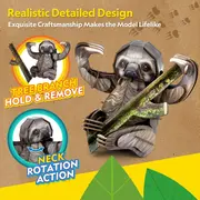 Cubic Fun - National Geographic Animale Salbatice Puzzle 3D Lenes cu trei degete 52 piese ARTCUDS1175h