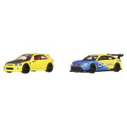 HOT WHEELS PREMIUM SET 2 MASINUTE METALICE HONDA CIVIC 99 TIP R EK9 SI HONDA CIVIC TIP R SCARA 1:64 VIVMTHBL96_JBL00
