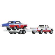 HOT WHEELS TRANSPORTATOR CHEVY SILVERADO 3500 88 CU MASINUTA CHEVY NOVA 63 SCARA 1:64 VIVMTFLF56_HRV42