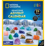 National Geographic - Set educativ Calendar de Craciun descopera roci si pietre pretioase cu 24 de surprize ARTNG24101
