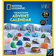 National Geographic - Set educativ Calendar de Craciun descopera roci si pietre pretioase cu 24 de surprize ARTNG24101