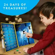 National Geographic - Set educativ Calendar de Craciun descopera roci si pietre pretioase cu 24 de surprize ARTNG24101