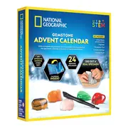 National Geographic - Set educativ Calendar de Craciun descopera roci si pietre pretioase cu 24 de surprize ARTNG24101