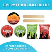 National Geographic - Set educativ experiment de creare Slime si Plastilina ARTNG24729
