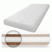 Patut bebelusi din MDF 120×60 cm,transformabil in SOFA, Elisabeth II Chocolate + Saltea Cocos EKDek92060