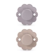 Set 2 suzete fiziologice 6-18 luni, roz, Wonderland Butterfly Suavinex JEM8426420084420