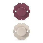 Set 2 suzete fiziologice 6-18 luni, roz aprins, Wonderland Butterfly Suavinex JEM8426420084413