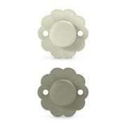 Set 2 suzete fiziologice 6-18 luni, verde, Wonderland Butterfly Suavinex JEM8426420084468