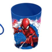 Set ingrijire dentala pentru copii, pahar, pasta de dinti, periuta si etui, Spiderman, 2567