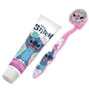 Set ingrijire dentala pentru copii, pahar, pasta de dinti, periuta si etui, Stitch, 1278