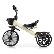 Tricicleta cu cadru robust din otel, roti Eva, +24 luni, Bobby Beige EKDmm0153