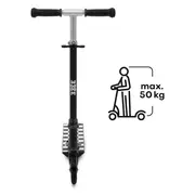 Trotineta Pliabila, Wxm, Skipo Chess, Aluminiu, Roti Led 120mm, Pana La 50 Kg, White Black Pjbhsskib01