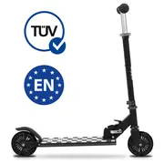 Trotineta Pliabila, Wxm, Skipo Chess, Aluminiu, Roti Led 120mm, Pana La 50 Kg, White Black Pjbhsskib01