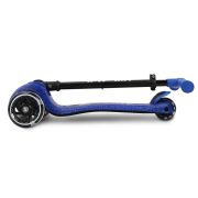 Trotineta pliabila Milly Mally Sparky Blue, roti din silicon cu Led, platforma iluminata, greutate admisa 50 kg EKDmm0368