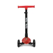 Trotineta pliabila Milly Mally Sparky Red, roti din silicon cu Led, platforma iluminata, greutate admisa 50 kg EKDmm0375