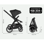 Carucior 2 in 1 S Tree verde - Circle Abc design