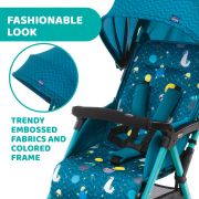 Carucior sport Chicco Ohlala 3, Sloth In Space (Albastru), 0luni+ CHC79733-8_SLOTH IN SPACE