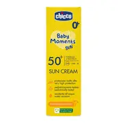 Crema protectie solara Chicco Baby Moments SPF 50+, 75 ml, 0 luni+ CHC11258-9