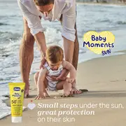Crema protectie solara Chicco Baby Moments SPF 50+, 75 ml, 0 luni+ CHC11258-9