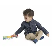 Jucarie ecologica Chicco trenulet si cale ferata, 18luni-3ani CHC11543-1