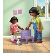Playmobil - Figurina mesterita cu fetita ARTPM71881
