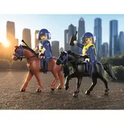 Playmobil - Jucarie de rol Echipaj de politie calare ARTPM71877