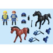 Playmobil - Jucarie de rol Echipaj de politie calare ARTPM71877