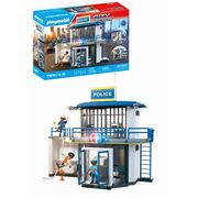 Playmobil - Jucarie de rol Statie de politie cu sala de interogatoriu ARTPM71874