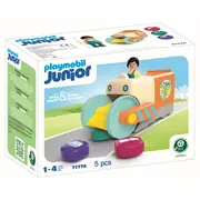 Playmobil - Junior dezvoltare prin joaca Vehicul de colectare a gunoiului ARTPM71774