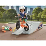 Playmobil - Promo Pack figurina Skater si rampa ARTPM71798