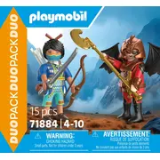 Playmobil - Set 2 figurine cavaler Novelmore si bandit Burnham ARTPM71884