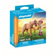 Playmobil - Set 2 figurine fetita cu ponei ARTPM71887