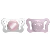 Suzeta Chicco PhysioForma Micro, 2 bucati, pink, 0-2luni CHC75126-7_PINK