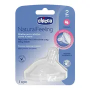 Tetina Chicco Natural Feeling, s., flux mediu, 2luni+ CHC81023-7