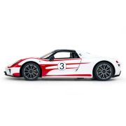 MASINA CU TELECOMANDA PORSCHE 918 SPYDER WEISSACH ALB SCARA 1 LA 14 VIVRas70710_Alb