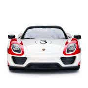 MASINA CU TELECOMANDA PORSCHE 918 SPYDER WEISSACH ALB SCARA 1 LA 14 VIVRas70710_Alb