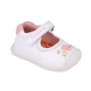 Pantofiori primii pasi pentru fetite biomecanics 252105, alb 252105-b-21