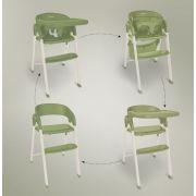 Babygo - scaun de masa 3 in 1 transformabil levels khaki bbbbgo-5109