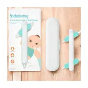 Dispozitiv de curatare, Fridababy, Multifunctional, Cu 4 capete, Pentru unghii, mucoasa nazala, urechi si alte parti ale corpului, Reutilizabil, 0 luni+ BYNFRI13