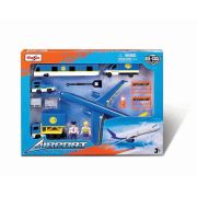 MAISTO SET AEROPORT AVION ALBASTRU VIVMST12620_ALBASTRU