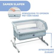 Patut Chicco CO-Sleeping Next2Me Dream, Sage (Turcoaz), 0luni+ CHC7944576-8